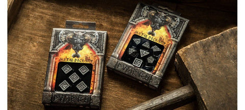 Q - Workshop: Metal Dwarven kauliukų rinkinys - HOBI.LT 🇱🇹