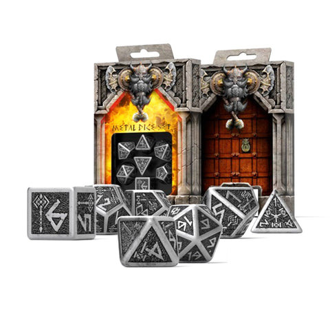 Q - Workshop: Metal Dwarven kauliukų rinkinys - HOBI.LT 🇱🇹