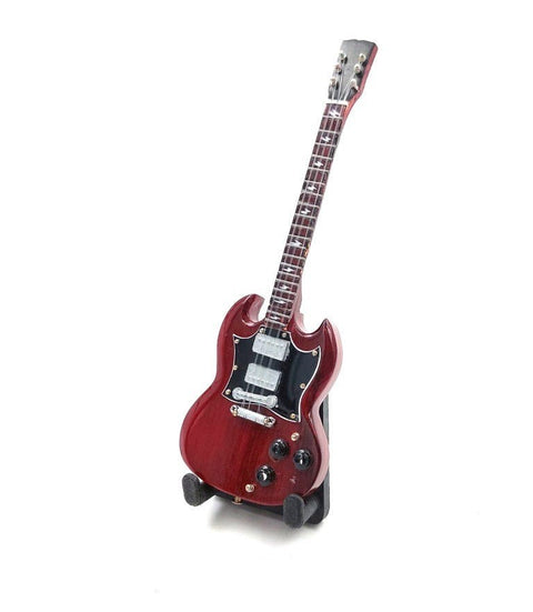 HOBI.LT 🇱🇹: Mini gitara 15cm - BMG - 008 Angus Young stiliaus - HOBI.LT 🇱🇹