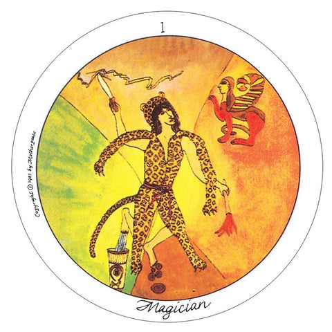 US Games Systems: Mini Motherpeace Round Tarot kortos - HOBI.LT 🇱🇹