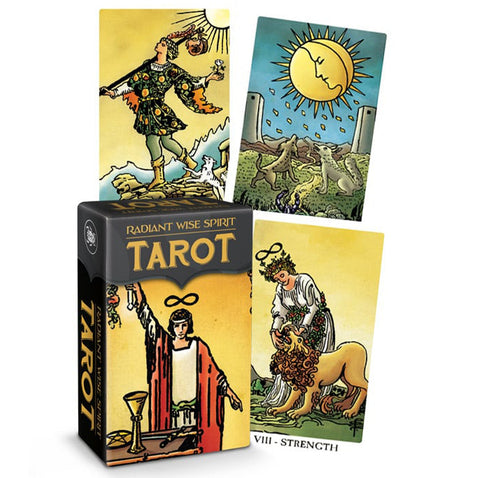 Lo Scarabeo: Mini Radiant Wise Spirit Tarot Kortos - HOBI.LT 🇱🇹