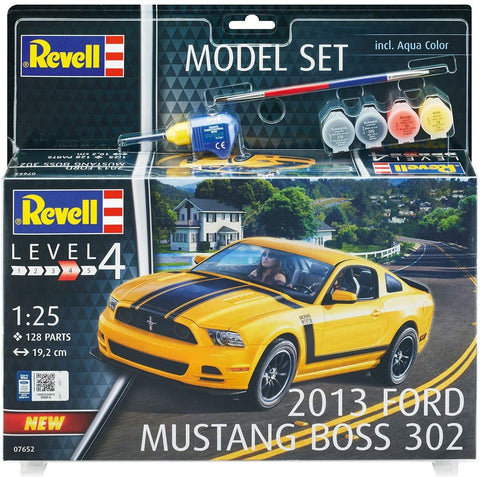 Revell: Model Set 2013 Ford Mustang Boss - PLASTIKINIS modeliavimo rinkinys - HOBI.LT 🇱🇹