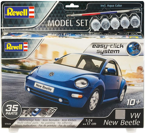 Revell: Model Set VW New Beetle - PLASTIKINIS modeliavimo rinkinys - HOBI.LT 🇱🇹