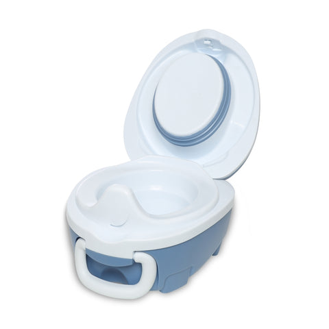 My Carry Potty kelioninis mokomasis naktipuodis vaikams – mėlyna pastelė, sandarus