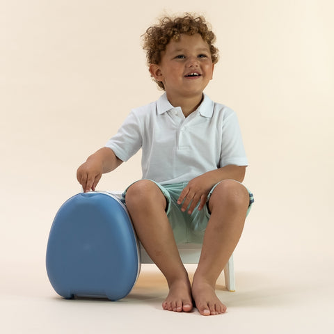 My Carry Potty kelioninis mokomasis naktipuodis vaikams – mėlyna pastelė, sandarus