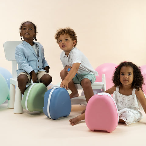My Carry Potty kelioninis mokomasis naktipuodis vaikams – mėlyna pastelė, sandarus
