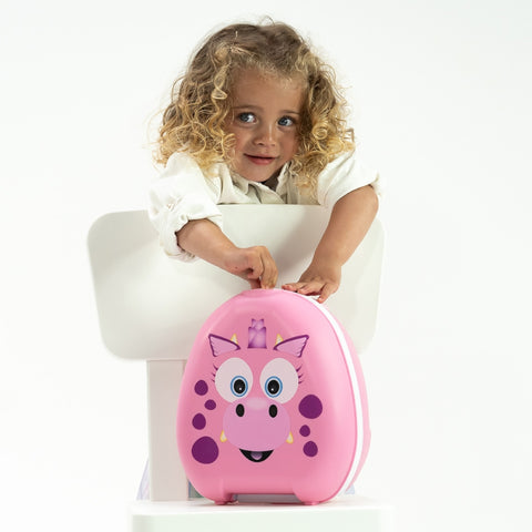My Carry Potty mokomasis kelioninis naktipuodis vaikams – Rožinis drakonas