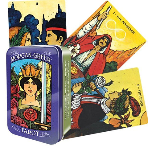 US Games Systems: Morgan - Greer Tarot kortos Metalinėje Dėžutėje - HOBI.LT 🇱🇹