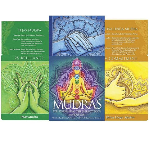 US Games Systems: Mudras for Awakening the Energy Body meditacinės kortos ir knyga - HOBI.LT 🇱🇹