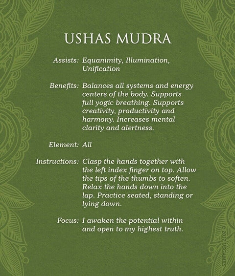 US Games Systems: Mudras: For Awakening The Five Elements kortos - HOBI.LT 🇱🇹