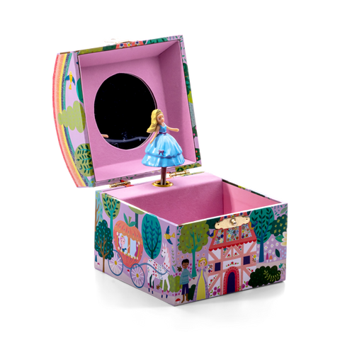 Floss & Rock muzikinė papuošalų dėžutė „Pasakų kupolas“ su princese vaikams