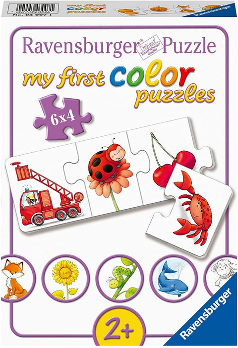 Ravensburger: My First Color Puzzle - 6 x 4 - RAVENSBURGER dėlionė - HOBI.LT 🇱🇹