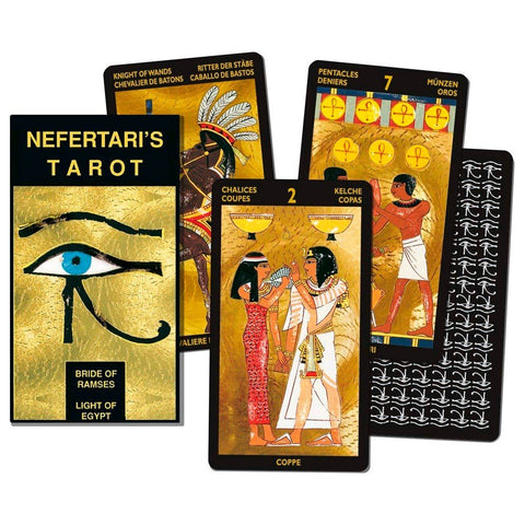 Lo Scarabeo: Nefertaris Tarot Kortos - HOBI.LT 🇱🇹