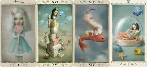 Lo Scarabeo: Nicoletta Ceccoli Mini Tarot Kortos - HOBI.LT 🇱🇹