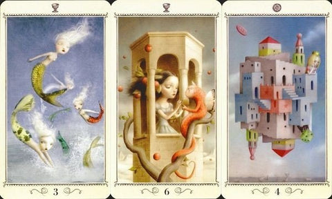Lo Scarabeo: Nicoletta Ceccoli Mini Tarot Kortos - HOBI.LT 🇱🇹