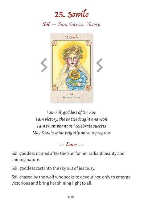 Blue Angel: Norse Goddess Rune Oracle kortos Blue Angel - HOBI.LT 🇱🇹