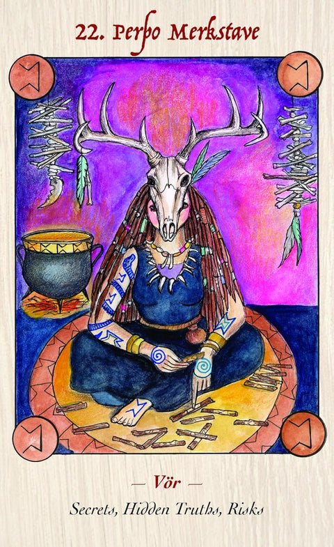 Blue Angel: Norse Goddess Rune Oracle kortos Blue Angel - HOBI.LT 🇱🇹