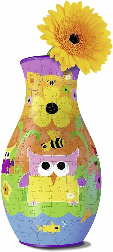 Ravensburger: Owls - 216pcs. 3D Puzzle Vase - RAVENSBURGER dėlionė - HOBI.LT 🇱🇹
