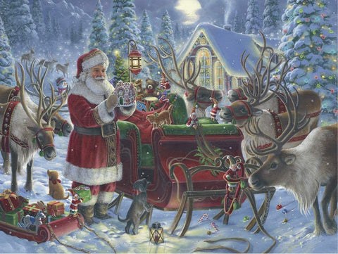 Ravensburger: Packing The Sleigh 1000 Puzzle - RAVENSBURGER dėlionė - HOBI.LT 🇱🇹