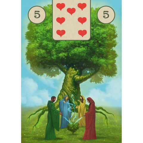 Lo Scarabeo: Pagan Lenormand Oracle Kortos - HOBI.LT 🇱🇹
