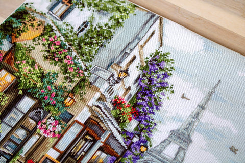 Luca - s: Paris in Flowers SB2365 - siuvinėjimo kryželiu rinkinys - HOBI.LT 🇱🇹