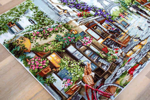 Luca - s: Paris in Flowers SB2365 - siuvinėjimo kryželiu rinkinys - HOBI.LT 🇱🇹