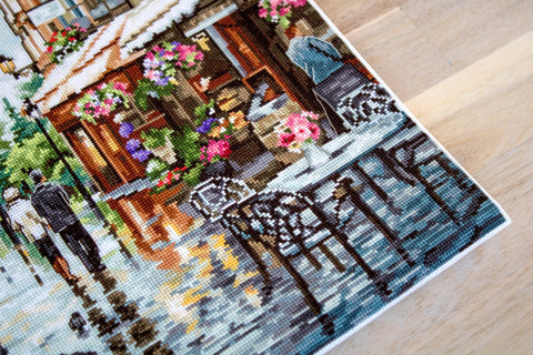 Luca - s: Paris in Flowers SB2365 - siuvinėjimo kryželiu rinkinys - HOBI.LT 🇱🇹