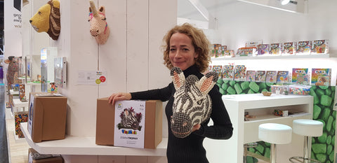 PlayMais kūrybinis rinkinys “Zebras” – 9000 kukurūzų, klijų nereikia, sieninė dekoracija 5+