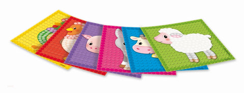 PlayMais kūrybinė mozaika „Kaime“ – 2300 dalių rinkinys vaikams, biologiškai suyrantis, 3+