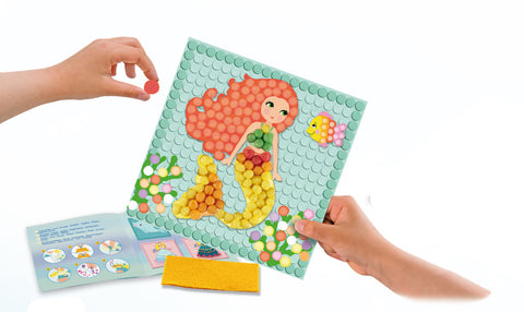 PlayMais Undinėlė mozaikos rinkinys – 2300 kukurūzėlių, 5+, ekologiškas