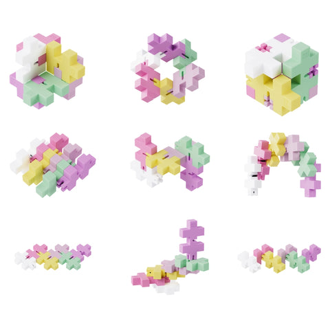 Plus-Plus HEXEL Bubblegum – antistresinis fidget konstruktorius vaikams ir suaugusiems