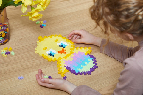 Plus-Plus dėlionė pagal skaičius „Viščiukas“, 250 mini detalių (5+)