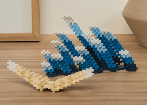 Plus-Plus Įkvėpimas Hokusai – Didžioji Kanagavos banga, mini konstruktorius, 350 det.