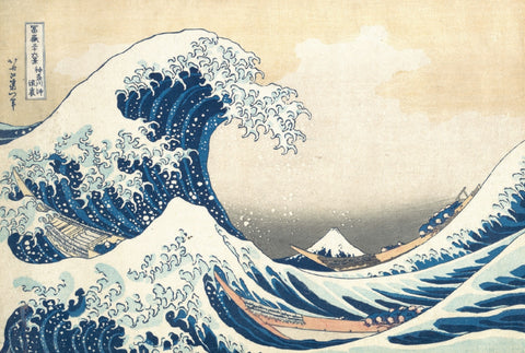 Plus-Plus Įkvėpimas Hokusai – Didžioji Kanagavos banga, mini konstruktorius, 350 det.