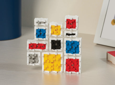 Plus-Plus Įkvėpimas: Mondrianas – mini konstruktorius, 350 detalių, 7–12 m.