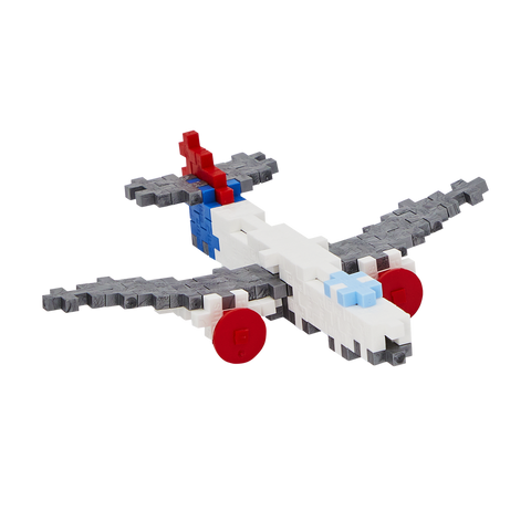 Plus-Plus Mini 3D konstruktorius „Lėktuvas“, 100 det., 5+