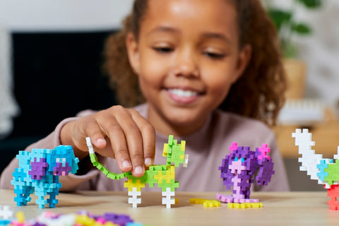 Plus-Plus konstruktorius „Gyvūnėliai: mokausi statyti“ 275 det., Mini, 5–12 m.