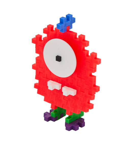 Plus-Plus Mini konstruktorius „Monstriukas“ – žalias, 40 detalių, 5–12 m.