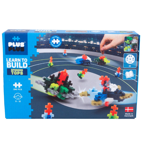 Plus-Plus Mini konstruktorius „Spineriai“ – 240 det., 4 ratai, 5–12 m.