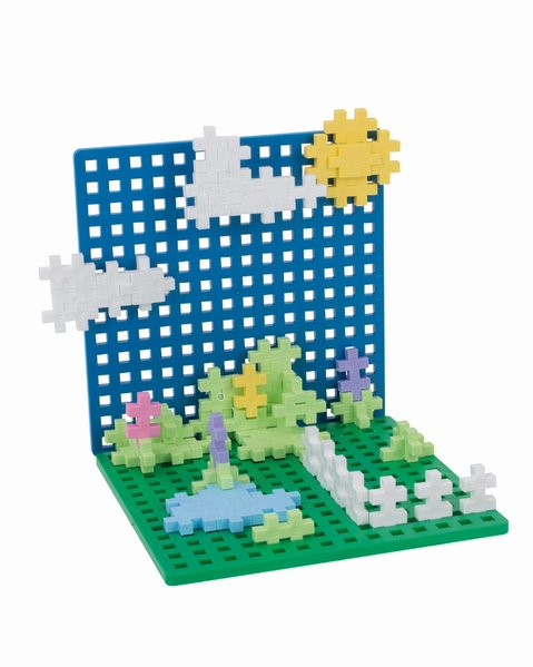 Plus-Plus Mini konstruktorius Starter, 1200 det., pastelinės ir neon spalvos, šviečia tamsoje