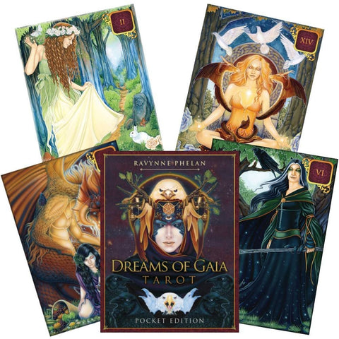 Blue Angel: Pocket Dreams Of Gaia Tarot Kortos - HOBI.LT 🇱🇹