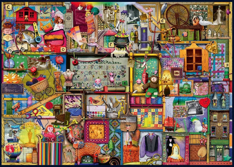 Ravensburger: Puzle 1000, The Craft Cupboard - RAVENSBURGER dėlionė - HOBI.LT 🇱🇹