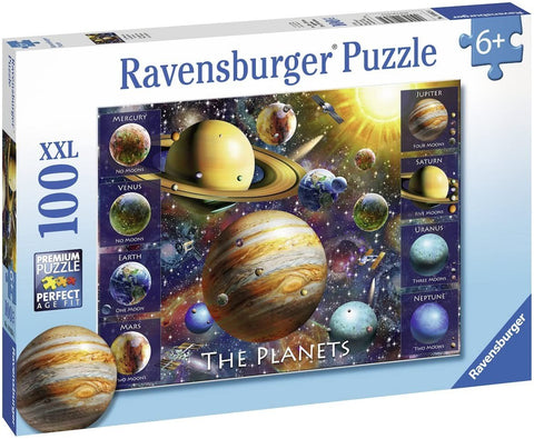 Ravensburger: Puzzle 100 The Planets - RAVENSBURGER dėlionė - HOBI.LT 🇱🇹