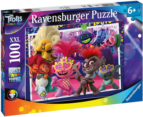 Ravensburger: Puzzle 100 Trolls II - RAVENSBURGER dėlionė - HOBI.LT 🇱🇹