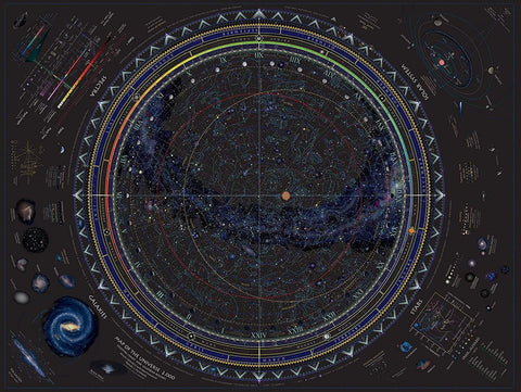 Ravensburger: Puzzle 1500 Map of the Universe - RAVENSBURGER dėlionė - HOBI.LT 🇱🇹