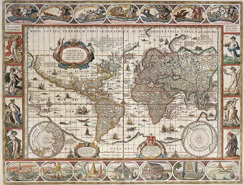 Ravensburger: Puzzle 2000 World Map Year 1650 - RAVENSBURGER dėlionė - HOBI.LT 🇱🇹