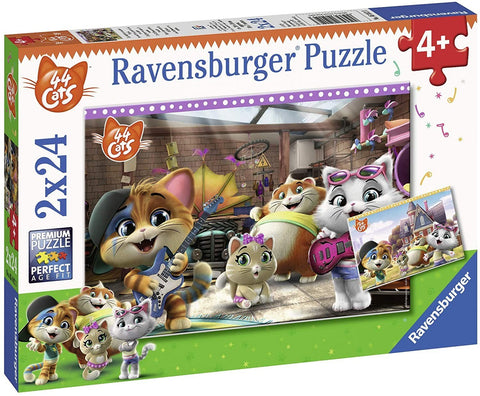 Ravensburger: Puzzle 2x24 44 Cats - RAVENSBURGER dėlionė - HOBI.LT 🇱🇹