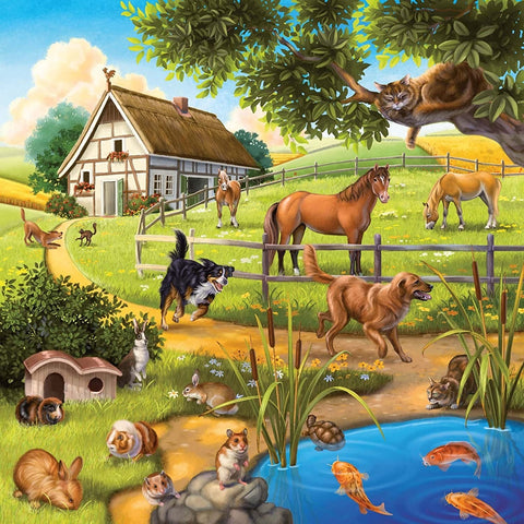 Ravensburger: Puzzle 3 x 49 Animals - RAVENSBURGER dėlionė - HOBI.LT 🇱🇹