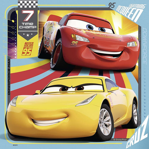 Ravensburger: Puzzle 3 x 49 Colourful Speedster - RAVENSBURGER dėlionė - HOBI.LT 🇱🇹