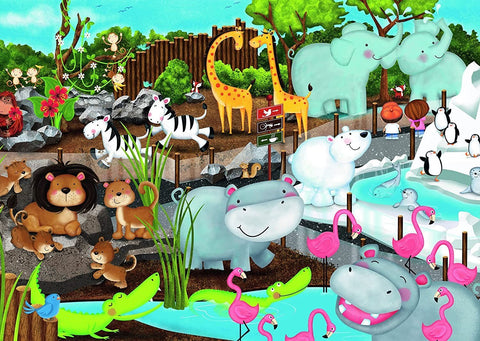 Ravensburger: Puzzle 35 Day at the Zoo - RAVENSBURGER dėlionė - HOBI.LT 🇱🇹